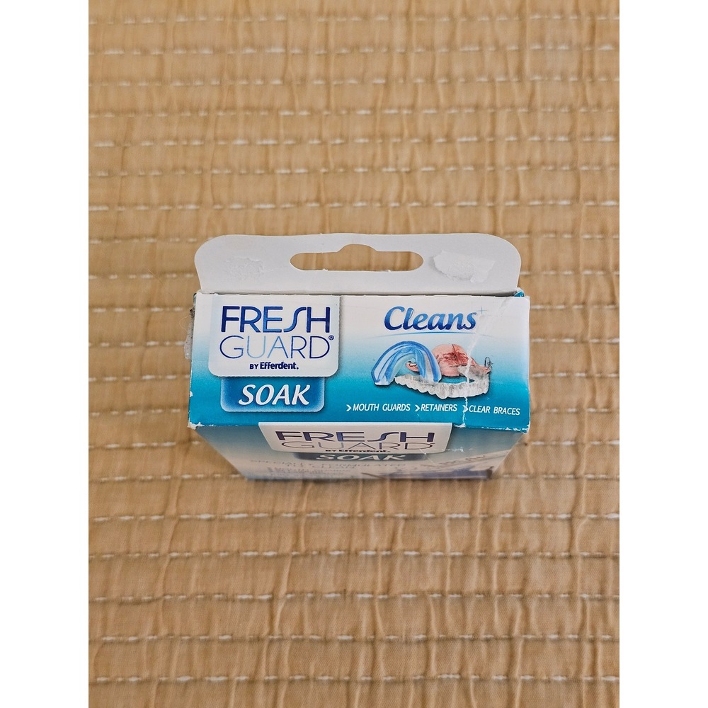 Fresh Guard by Efferdent Soak Cleaner for Retainers Mouth Guards Discontinued - Picture 6 of 6
